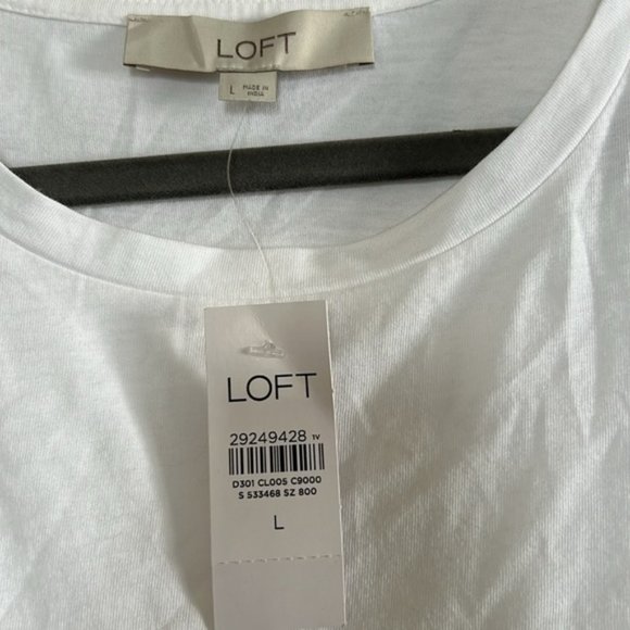 White rayon tee - Picture 2 of 3